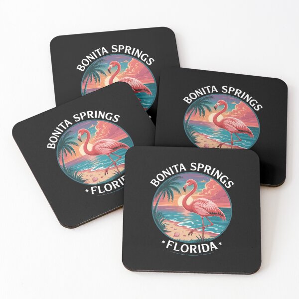 Item preview, Bonita Springs Florida Beach Flamingo Tropical Souvenir designed and sold by aidenpier.