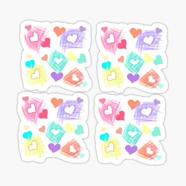 Item preview, Pastel Heart Cutouts  designed and sold by JaygiesDesign.