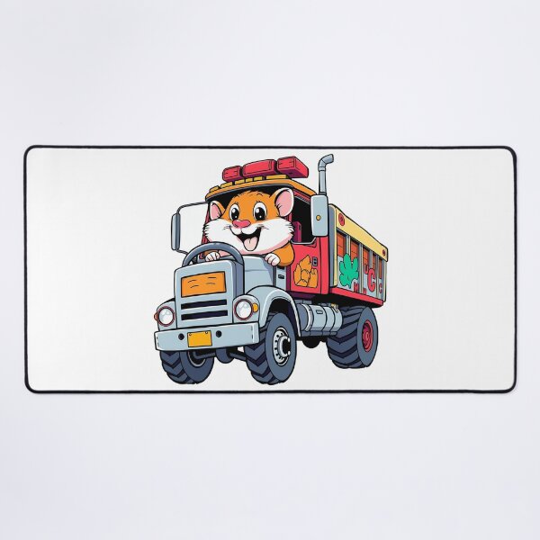 Item preview, A hamster driving a big truck designed and sold by DOG DESIGN.