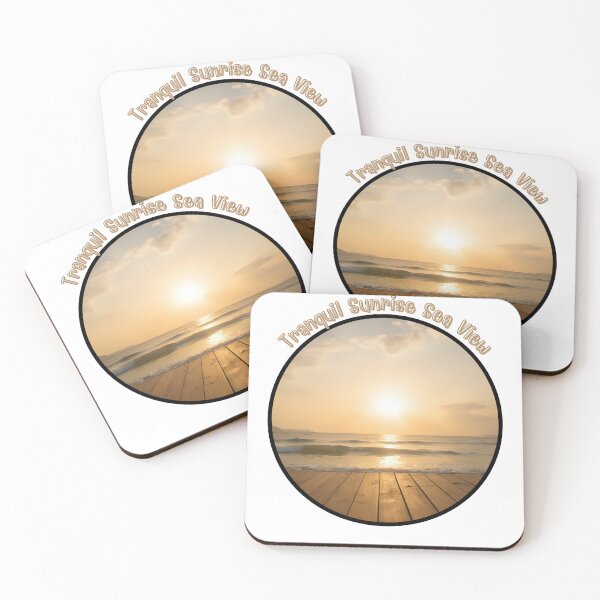 Item preview, Tranquil Sunrise Sea View designed and sold by Palmate-m.