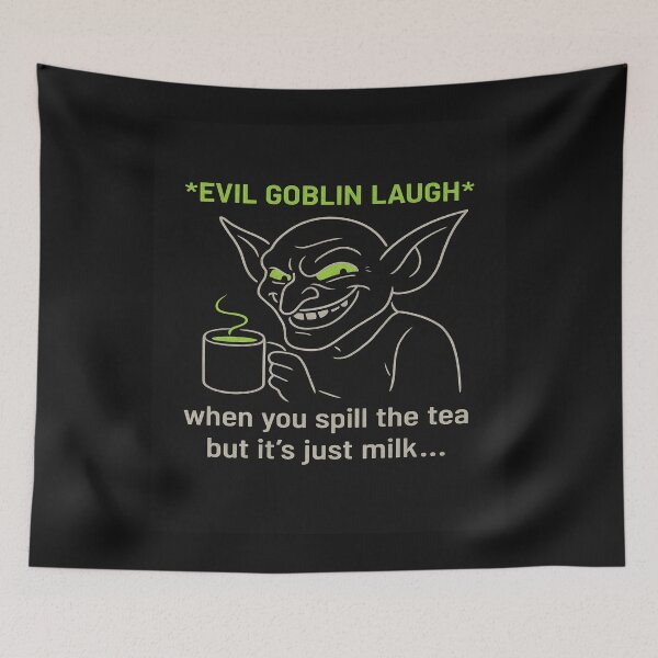 Item preview, Goblin Laugh – Funny Meme T‑Shirt designed and sold by EveryMeme.