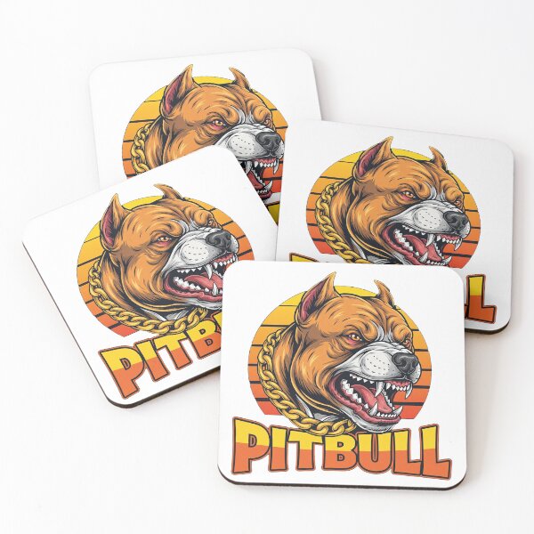 Item preview, Aggressive Pitbull Mascot with Gold Chain designed and sold by dreephic22.