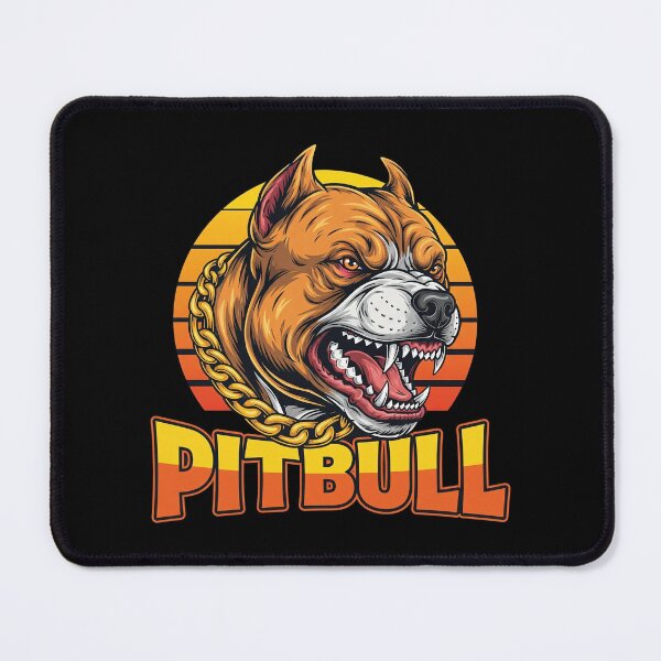 Item preview, Aggressive Pitbull Mascot with Gold Chain designed and sold by dreephic22.