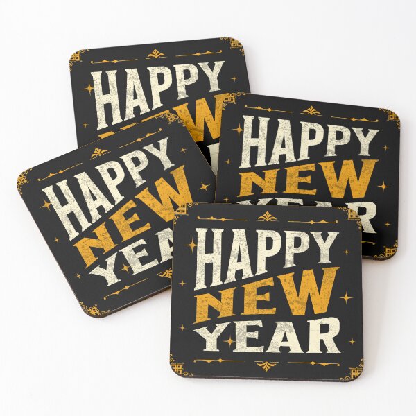 Item preview, Happy New Year Retro designed and sold by mr-k-store.