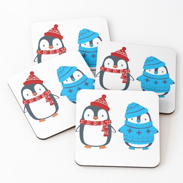 Item preview, Cute Winter Penguins  designed and sold by takimm27.
