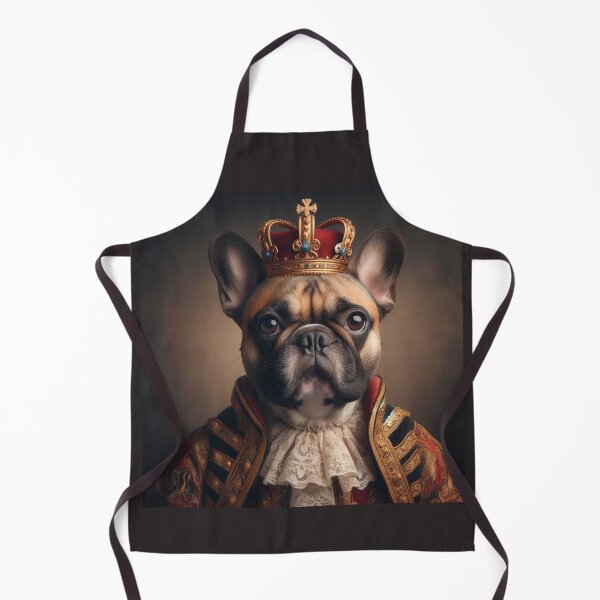 Item preview, Brown French Bulldog in Baroque Renaissance Royal Costume – Dignified Brown Frenchie Pet Portrait designed and sold by Deliberate Creations.