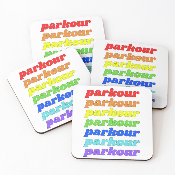 Aperçu de l'œuvre Parkour Arc-en-ciel créée et vendue par Stepadoda.