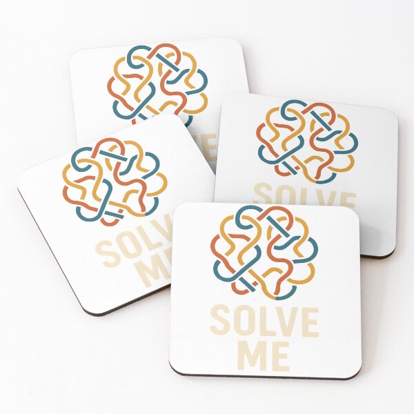 Item preview, Solve Me – Abstract Brain Puzzle Design designed and sold by BeachRetroDream.