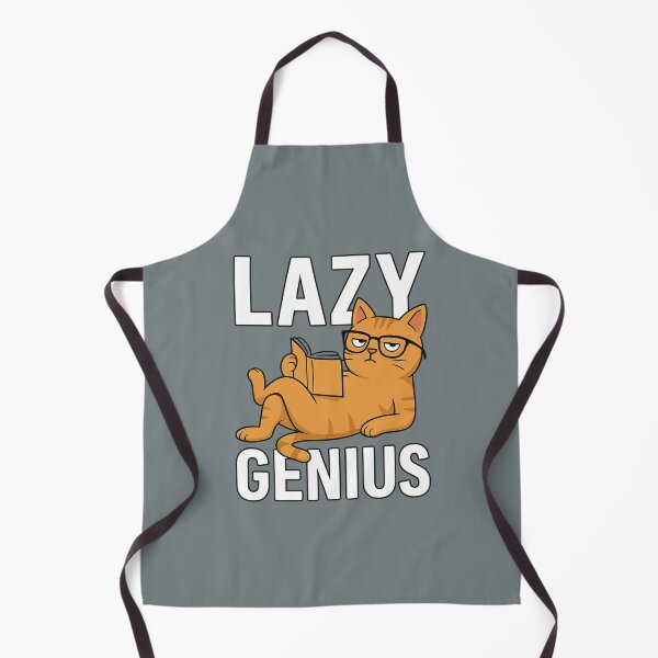 Item preview, Lazy Genius Cat – Funny Smart Cat Reading Design designed and sold by Nick29S.