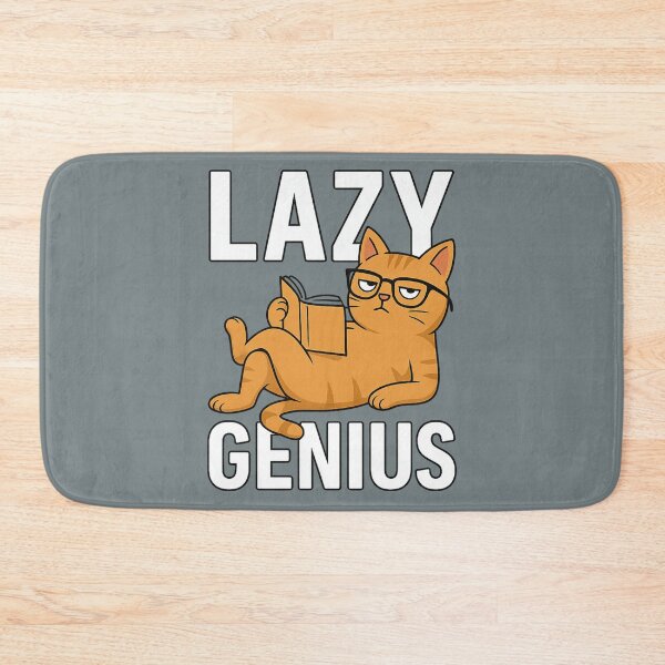Item preview, Lazy Genius Cat – Funny Smart Cat Reading Design designed and sold by Nick29S.