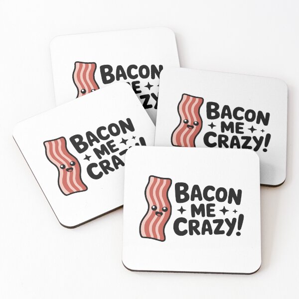 Item preview, Bacon Me Crazy! Cute Bacon Breakfast Pun designed and sold by PMCreative.