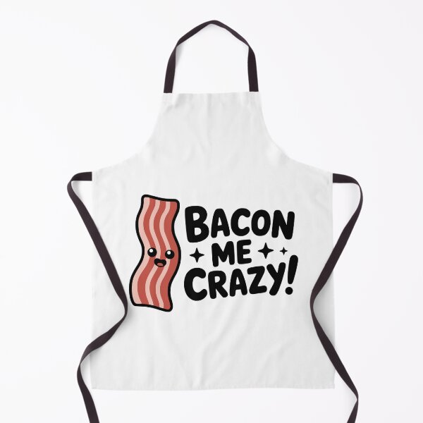 Artikelvorschau, Bacon Me Crazy! Süßes Speck-Frühstücks-Wortspiel entworfen und verkauft von PMCreative.