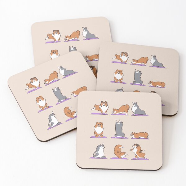 Item preview, hetland Sheepdog Yoga  designed and sold by Huebucket.
