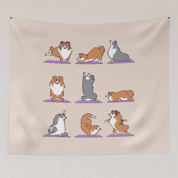 Item preview, hetland Sheepdog Yoga  designed and sold by Huebucket.