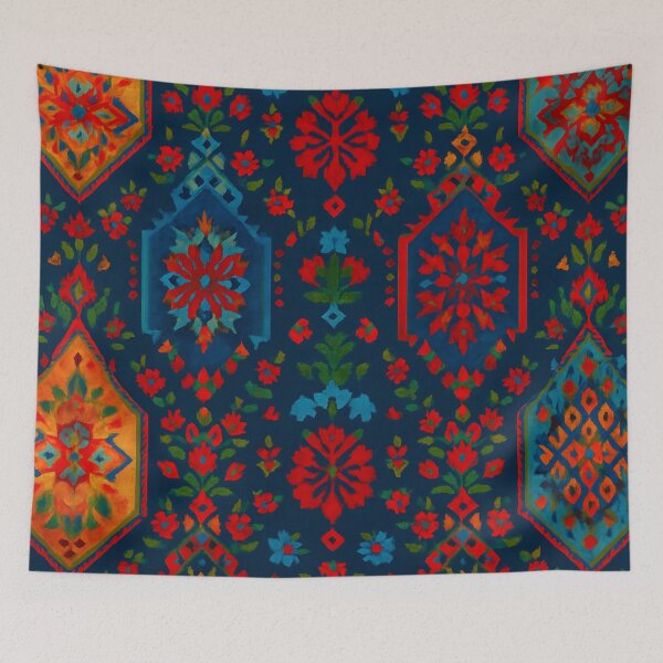 Item preview, Floral slavic rug designed and sold by Abaj.