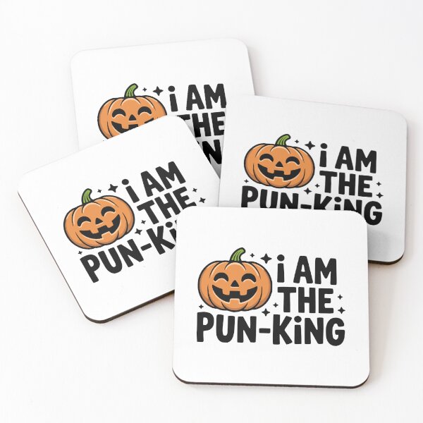 Item preview, I Am The Pun-King! Cute Pumpkin Pun designed and sold by PMCreative.