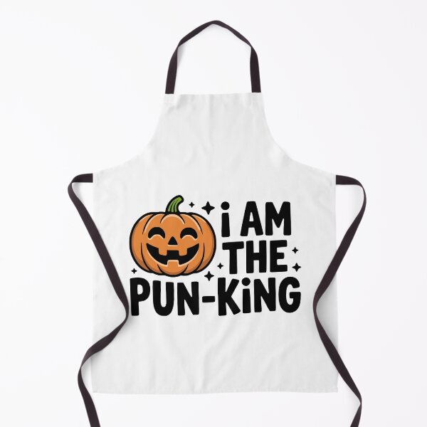 Item preview, I Am The Pun-King! Cute Pumpkin Pun designed and sold by PMCreative.