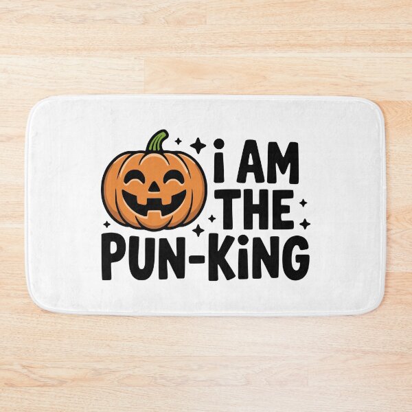 Item preview, I Am The Pun-King! Cute Pumpkin Pun designed and sold by PMCreative.