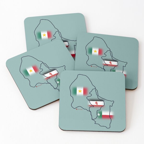 Item preview, Republic of the Rio Grande blurred flags designed and sold by bascconut.