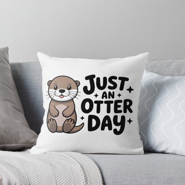 Item preview, Just An Otter Day! Cute Otter Pun designed and sold by PMCreative.