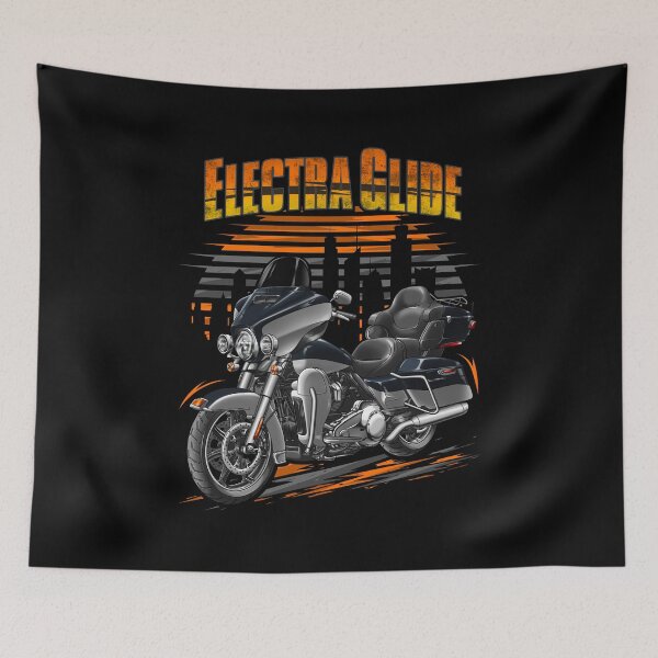 Item preview, Motorcycle Ultra Limited FLHTK 2019 (Midnight Blue & Barracuda Silver) for Motorcycle Riders designed and sold by MotoApparelHub.