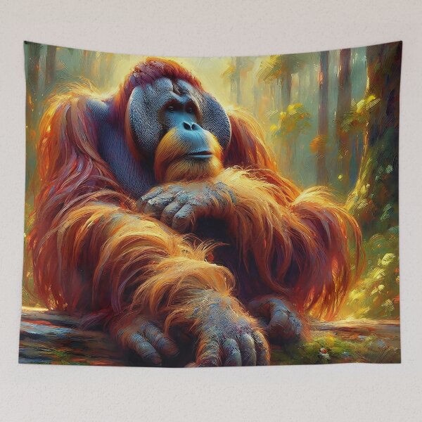 Item preview, Orangutan Art #24 | Great Apes Lovers designed and sold by ksgraphics222.