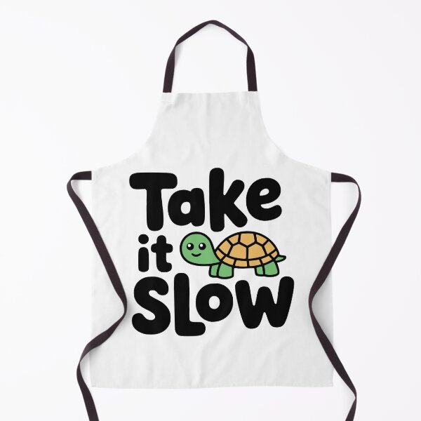 Item preview, Take It Slow! Cute Turtle Pun designed and sold by PMCreative.