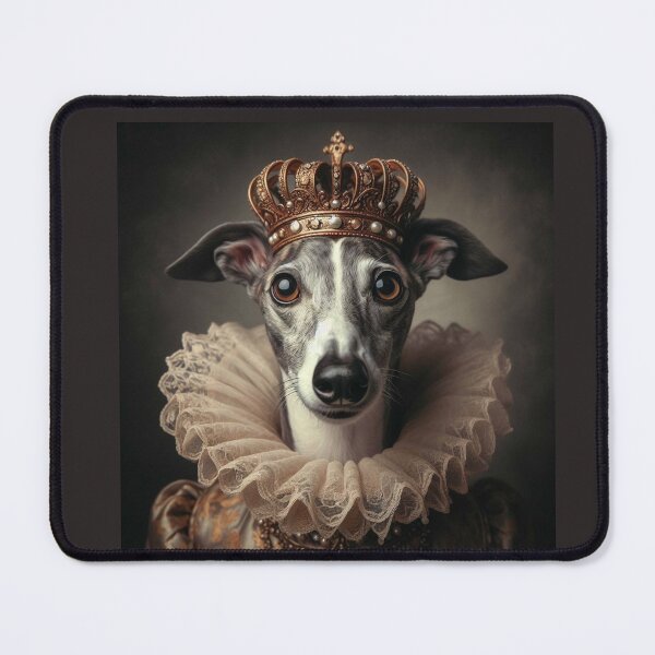 Item preview, Greyhound in Baroque Renaissance Royal Costume – Graceful Noble Whippet Pet Portrait designed and sold by Deliberate Creations.