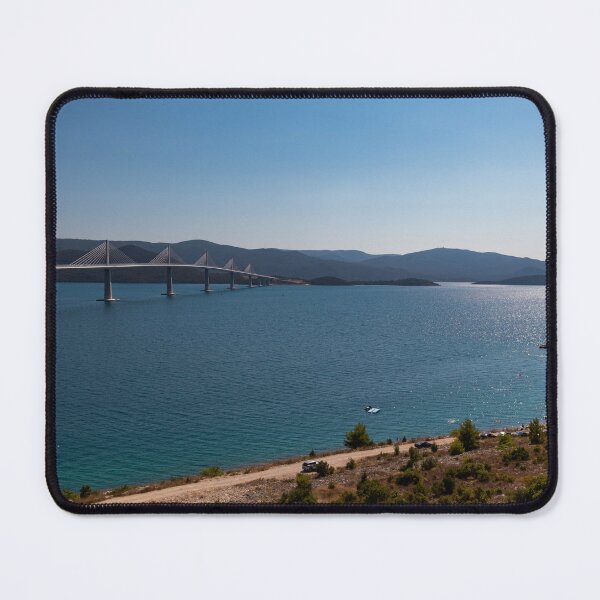 Item preview, Pelješac Bridge connecting mainland to Pelješac Peninsula in Croatia designed and sold by PR7 photography.
