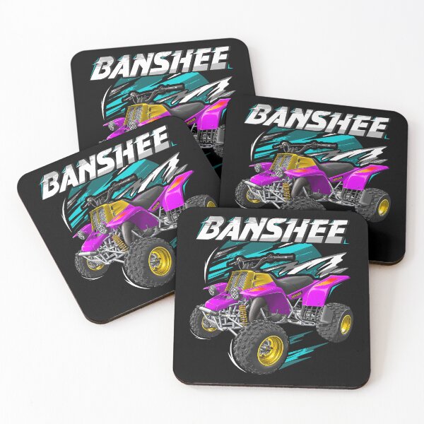 Artikelvorschau, Yamaha Banshee 350 1995 für Motorradfahrer entworfen und verkauft von MotoApparelHub.