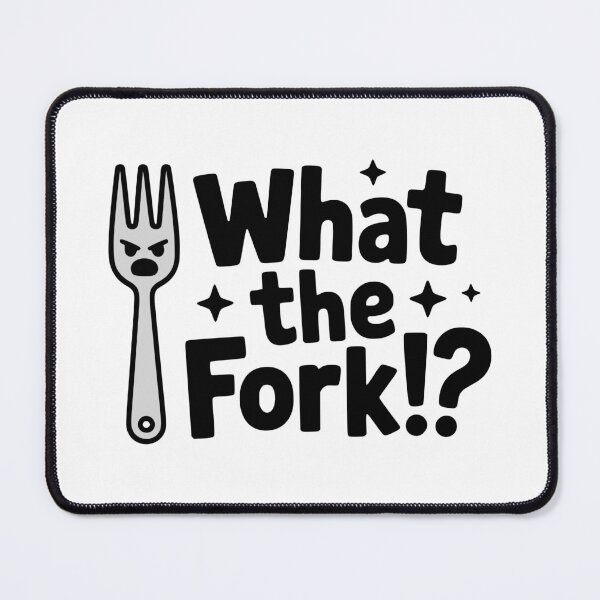 Item preview, What the Fork! Cute Fork Pun designed and sold by PMCreative.