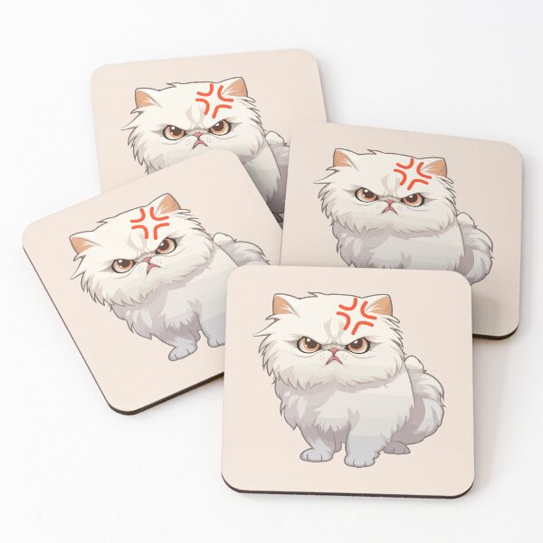 Item preview, Fluffy Rage – Royal Grumpy Cat with Attitude | The Design By Gao designed and sold by thedesignbygao.