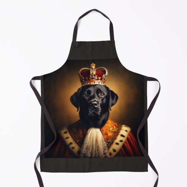 Item preview, Black Labrador in Baroque Renaissance Royal Costume – Loyal Noble Lab Pet Portrait designed and sold by Deliberate Creations.