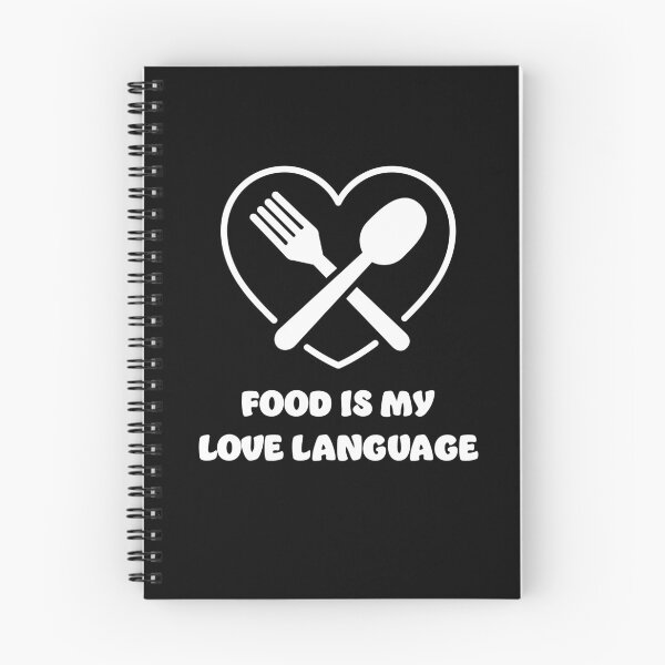 Item preview, Food is my Love Language | White Print designed and sold by SJ Designs.