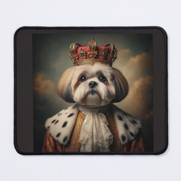 Item preview, Lhasa Apso in Baroque Renaissance Royal Costume – Fluffy Noble Companion Pet Portrait designed and sold by Deliberate Creations.