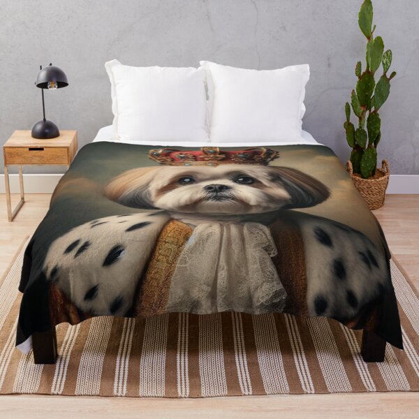Item preview, Lhasa Apso in Baroque Renaissance Royal Costume – Fluffy Noble Companion Pet Portrait designed and sold by Deliberate Creations.