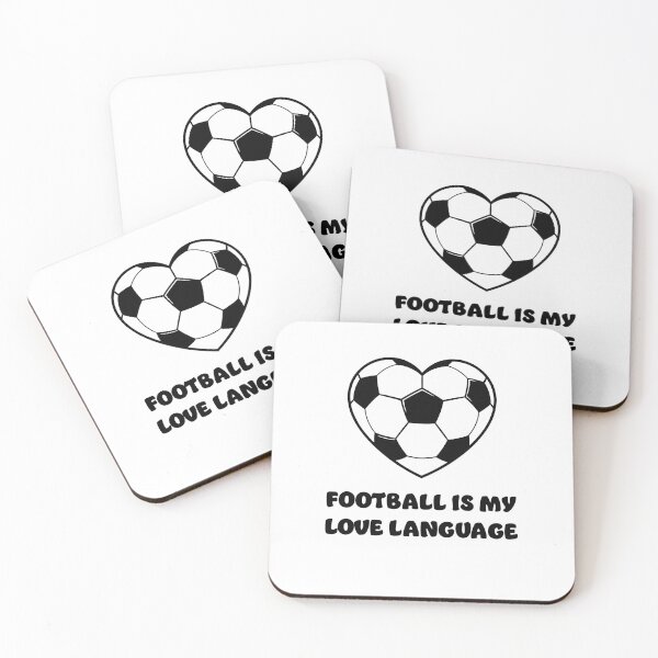 Item preview, Football is my Love Language | Black Print designed and sold by SJ Designs.