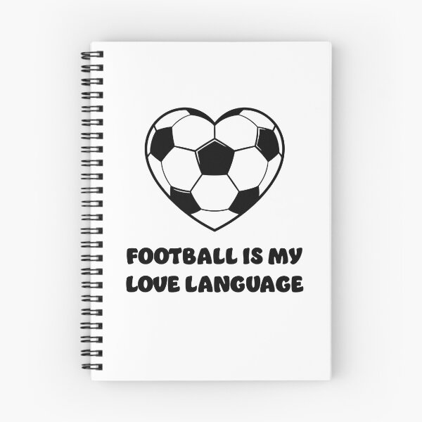 Item preview, Football is my Love Language | Black Print designed and sold by SJ Designs.