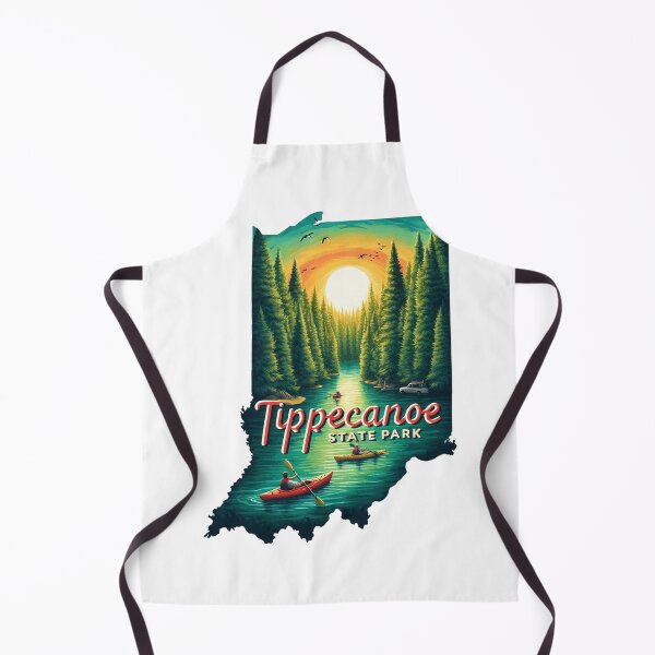 Item preview, Tippecanoe State Park Indiana Watercolor Sunset designed and sold by francous03.