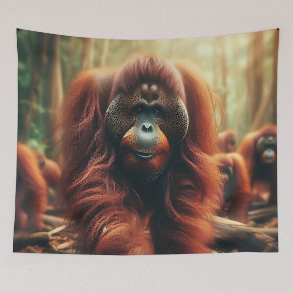 Item preview, Orangutan Art #27 | Great Apes Lovers designed and sold by ksgraphics222.