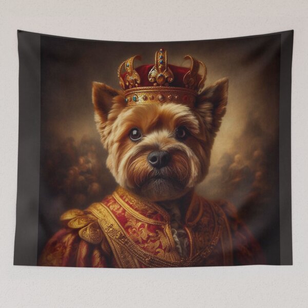 Item preview, Norfolk Terrier in Baroque Renaissance Royal Costume – Dapper Little Monarch Pet Portrait designed and sold by Deliberate Creations.