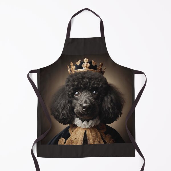 Item preview, Black Poodle in Baroque Renaissance Royal Costume – Elegant Noble Pup Pet Portrait designed and sold by Deliberate Creations.