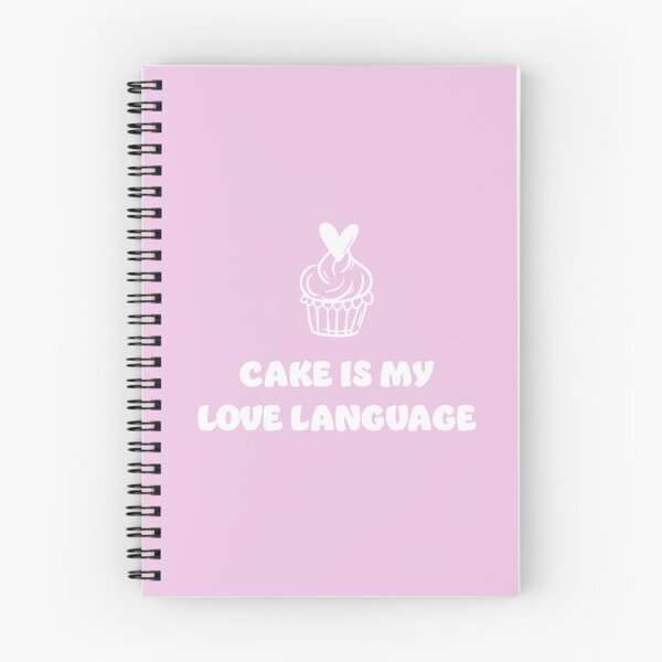 Item preview, Cake is my Love Language | White Print designed and sold by SJ Designs.