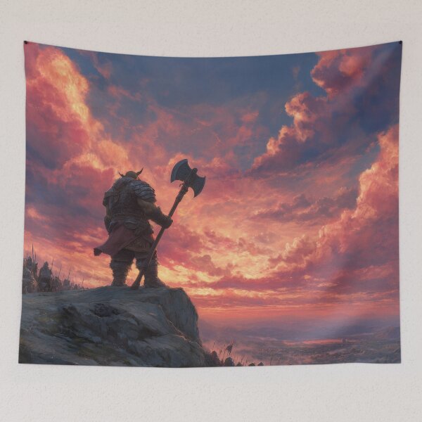 Item preview, Orc Chieftain Watching Over His Horde designed and sold by Rtymer.