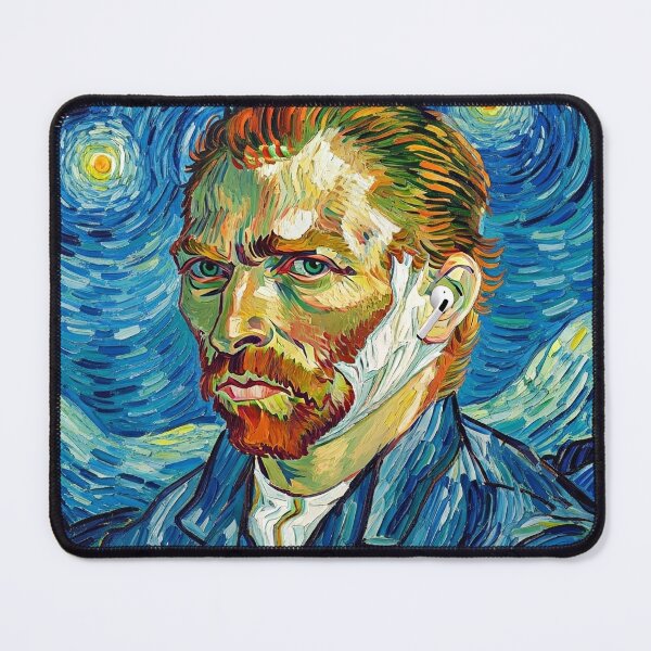 Item preview, Van Gogh's Earbuds designed and sold by neurotech2023.
