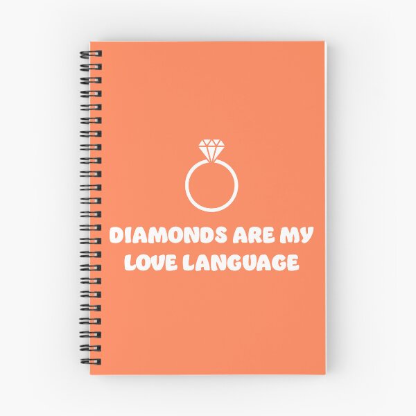 Item preview, Diamonds are my Love Language | White Print designed and sold by SJ Designs.