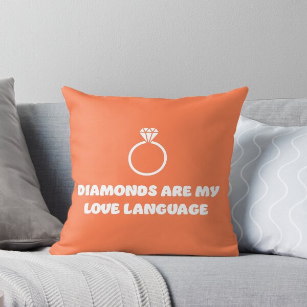 Item preview, Diamonds are my Love Language | White Print designed and sold by SJ Designs.