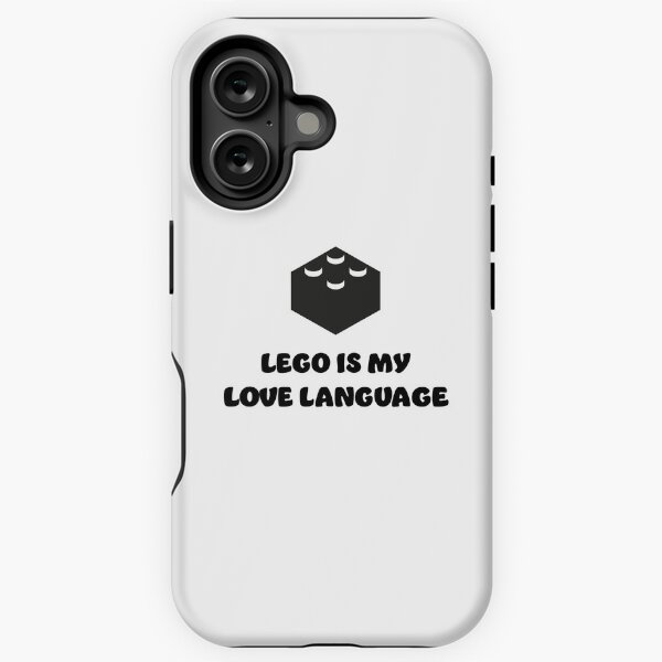 Artikel-Vorschau von Lego ist meine Liebessprache | Schwarzer Druck, designt und verkauft von SJ Designs.