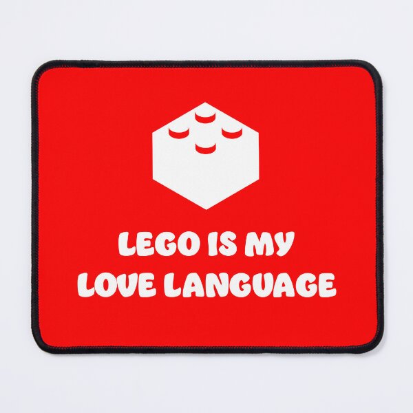 Item preview, Lego is my Love Language | White Print designed and sold by SJ Designs.
