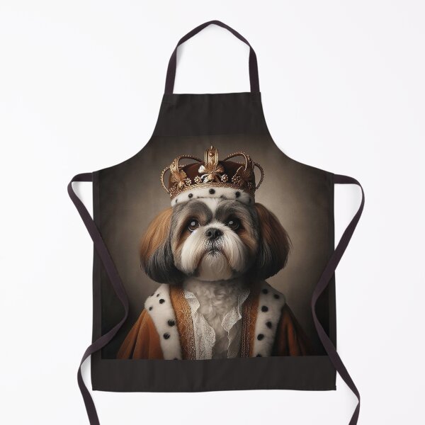 Item preview, Shih Tzu in Baroque Renaissance Royal Costume – Regal Fluffy Aristocrat Pet Portrait designed and sold by Deliberate Creations.